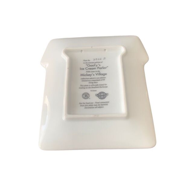 Vintage Disney Retired Goody’s Ice Cream Parlor Mickey’s Village House Plaque - Picture 4 of 6